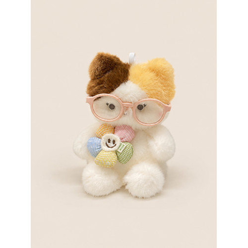 Кот в очках 16см