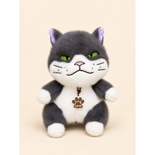 Кот сидит ухмыляется 22см