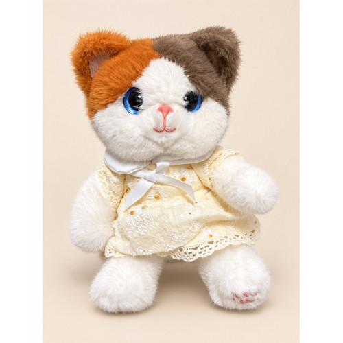 Кот сидит в одежде 22см