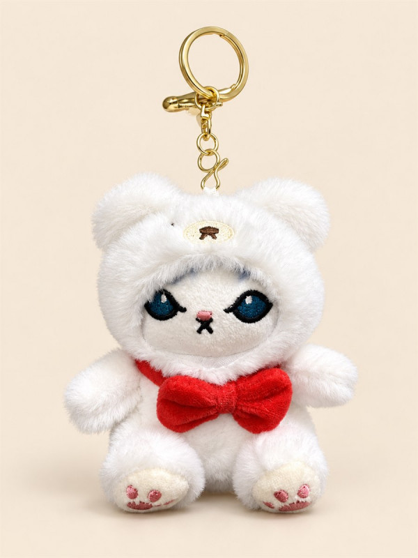 Брелок кот в костюме 10см