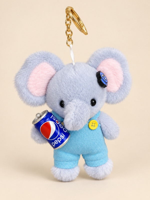 Брелок Слон с  pepsi 12см